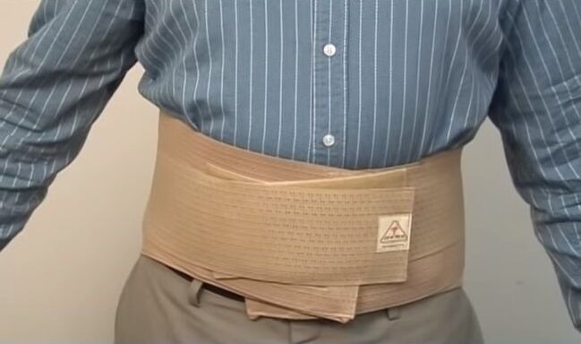 korset voor lage rugpijn